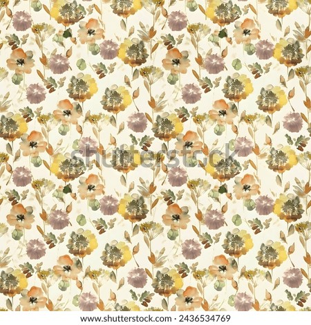 Beautiful floral leaf seamless pattern Vintage seamless pattern colorful pattern abstract leaf seamless pattern for textile purpose and for wallpaper etc.