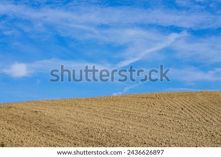 rural landscape of Tuscany in autumn