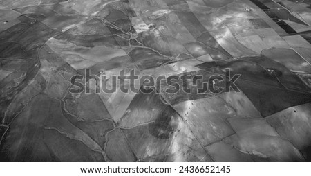 Italy, Sicily, aerial view of the sicilian countryside