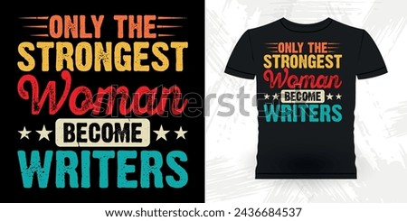 Mom Lover Mother's Day Funny Book Writer Retro Vintage Published Book Author T-shirt Design
