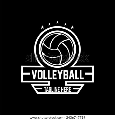 Volleyball club Logo Template Design