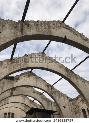 Abandon building| Vintage vibes| Demolished factory  Royalty-Free Stock Photo #2436838759