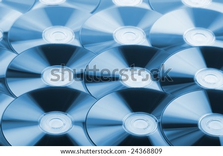 Blue toned CD background