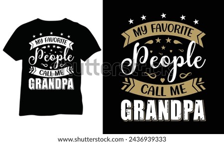 My Favorite People Call Me Grandpa Gift For Grandpa Mothers Day Gift Personalized Christmas Gift for Grandpa