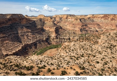 The San Rafael Swell in in south-central Utah, USA Royalty-Free Stock Photo #2437034585
