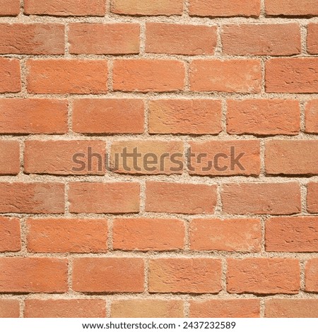 Seamless pattern concept useful for renderings applications of an old exposed brick wall  Royalty-Free Stock Photo #2437232589