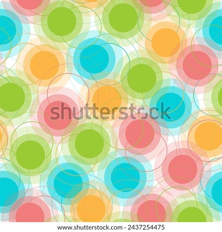  Seamless vector pattern. Mint, blush pink, mustard yellow, teal retro colors background.  Multi colored geometric shapes seamless pattern.