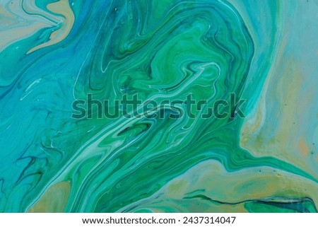 Beautiful fluid art natural luxury painting. Marbleized effect. Royalty-Free Stock Photo #2437314047