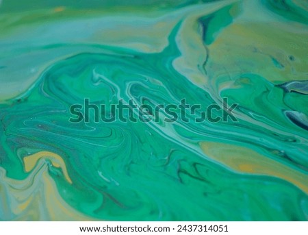 Beautiful fluid art natural luxury painting. Marbleized effect. Royalty-Free Stock Photo #2437314051