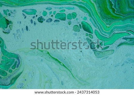 Beautiful fluid art natural luxury painting. Marbleized effect. Royalty-Free Stock Photo #2437314053