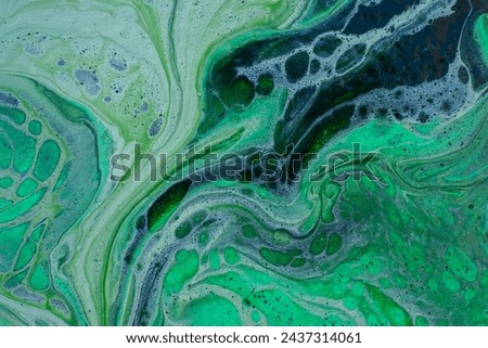 Beautiful fluid art natural luxury painting. Marbleized effect. Royalty-Free Stock Photo #2437314061