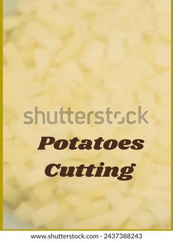 Potatoes Cutting Picture Really Very Nice 