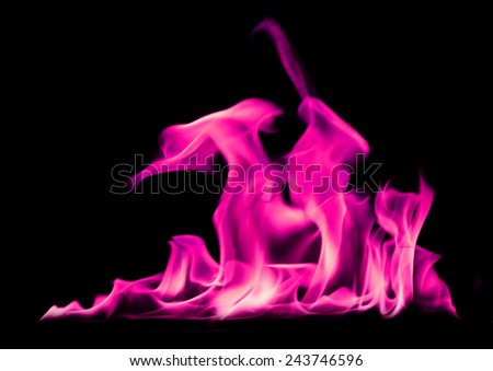 Pink light flames smoke abstract background