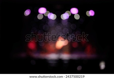 Texture blur and defocus, background for design. Stage light at a concert show.