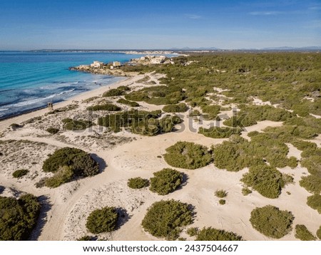 Ses Covetes Es Trenc, Campos del Puerto, Mallorca, Balearic Islands, Spain