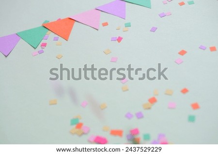 happy birthday celebration background - colorful confetti