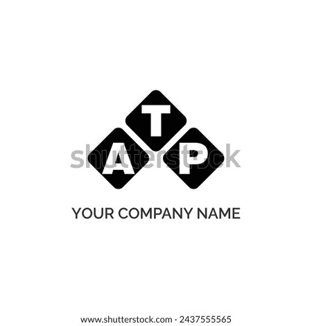 ATP letter logo design on white background. ATP logo. ATP creative initials letter Monogram logo icon concept. ATP letter design Royalty-Free Stock Photo #2437555565