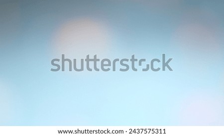 abstract blur modern interior inside entrance building of office in blue background with orange light effect concept
