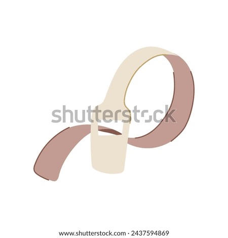 office cable organizer cartoon. desk cord, travel electronic, bag computer office cable organizer sign. isolated symbol vector illustration Royalty-Free Stock Photo #2437594869