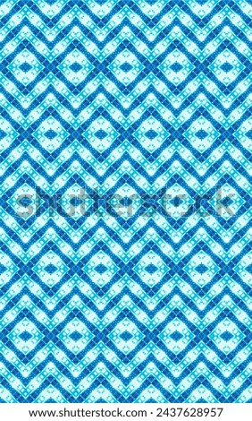Blue indigo seamless dirty art watercolor pattern. Indigo Seamless Bohemian.  Background texture, decoration. Blue backdrop. Navy Geometric Pattern.