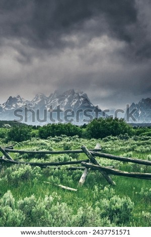 Tempest in the Tetons: Stormy Day in Teton National Park in 4K Ultra HD Resolution