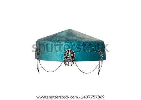 cover

Kazakh national hat takiya or tubeteika - traditional Kazakh headwear. Modern qazaq hat. Traditional Kazakh headwear isolated on white background. Royalty-Free Stock Photo #2437757869