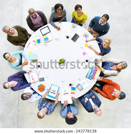 Diversity Casual People Brainstorming Meeting Teamwork Concept