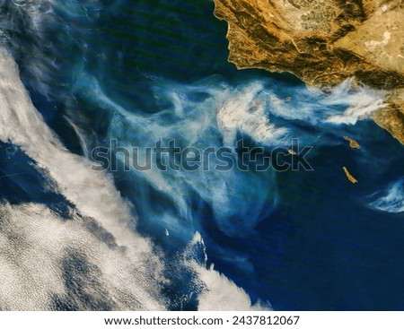 Fires in southern California. Fires in southern California. Elements of this image furnished by NASA.