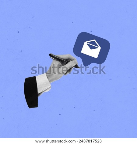 Blue Color Background. Social Media Creative Concept Art Collage. Copy Space Texture Banner Flyer Poster Post Card Design. Like Love Follower Share Symbol Home Page Web Trendy Famous Trend Saved Icon