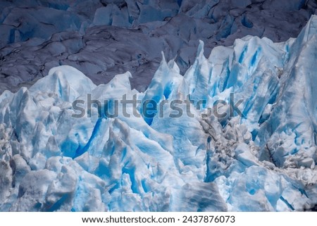photography of the Perito Moreno glacier in southern Patagonia