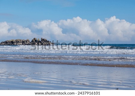Northern Ireland Coastal Views: Atlantic Ocean Stock Photos