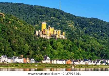 Castle Stolzenfels, Koblenz, Rhineland-Palatinate, Germany, Europe.
Stolzenfels Castle is a former medieval fortress near Koblenz.     Royalty-Free Stock Photo #2437998251