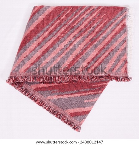 Jacquard woven Throw blanket with high resolution
