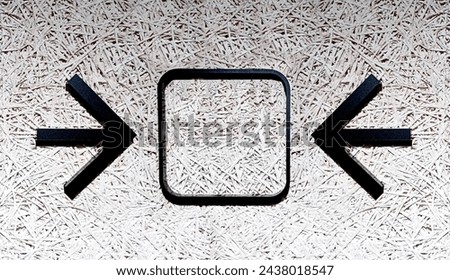 Restroom sign on a toilet door,on wood background.Toilet sign - Restroom Concept - black tone.WC  Toilet icons set. Men and women WC signs for restroom.