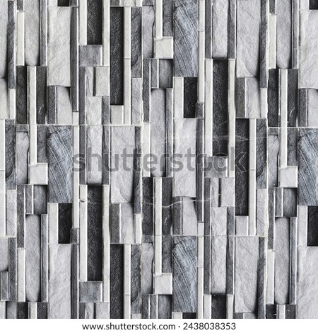 Textured Monochrome Mosaic, The Artful Symmetry of Marble Geometry