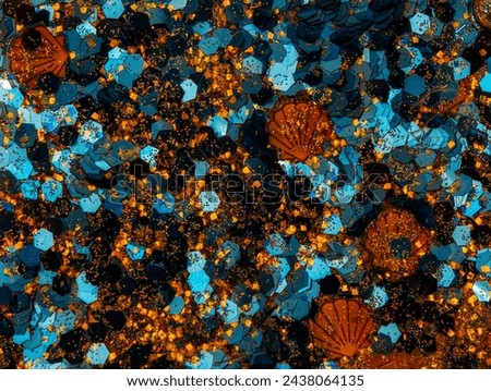 glitter blue sparkle abstract  background