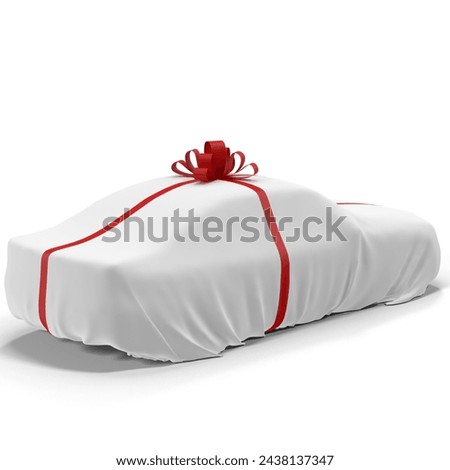 Exquisite Car with Red Bow as the Ultimate Surprise Gift