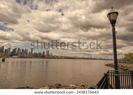 manhattan skyline. new york city. skyscraper building of nyc. ny urban city architecture. midtown manhattan and hudson river. metropolis cityscape. new york downtown. famous viewpoint