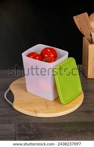 
concept shot of plastic storage containers
