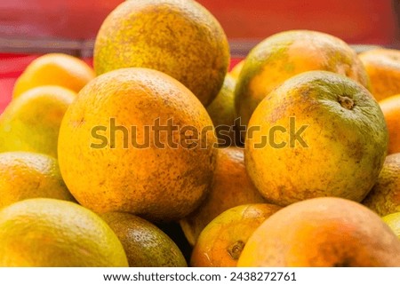 Orange fruit on sale supermarket
