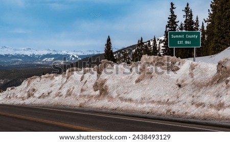Summit County Colorado Hoosier Pass Rocky Mountains Photography Royalty-Free Stock Photo #2438493129