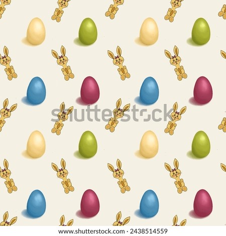 Easter seamless patterns. Festive pattern for tablecloth, napkin, banners, posters, cover design templates, background with social media stories and greeting cards, for Easter mailing.