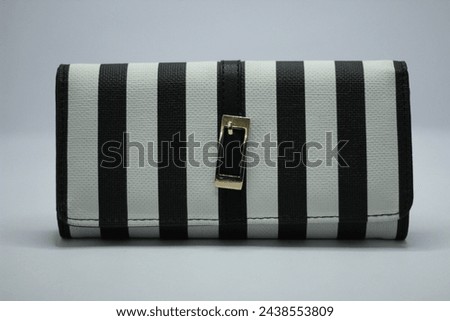 Black and white ladies clutch