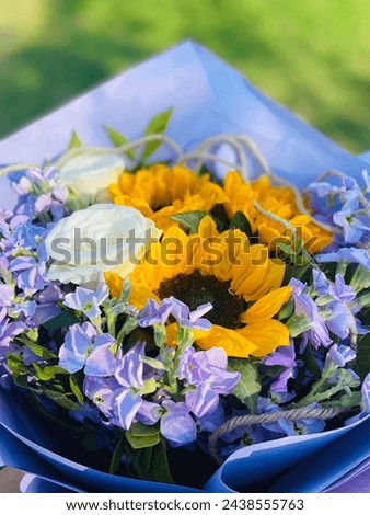A picture showing of an adorable bouquet