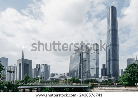 Contemporary Urban Landscape with Skyscrapers