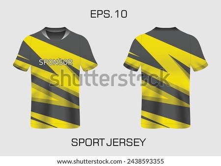 Sports t-shirt jersey concept, red color jersey concept
