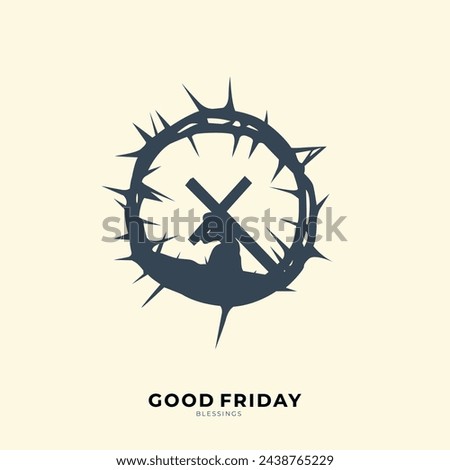 Good Friday Peace of Holy Week Social Media Post, Web Banner, Status, Story Royalty-Free Stock Photo #2438765229