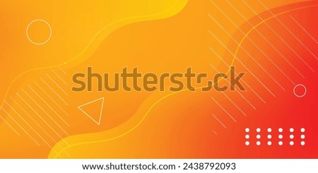 Abstract modern background gradient color. Orange and yellow gradient with halftone effect eps10