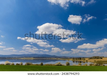 Dehtar pond, Southern Bohemia, Czech Republic Royalty-Free Stock Photo #2438794293