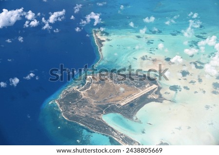 Aerial View of the Turks and Caicos Islands